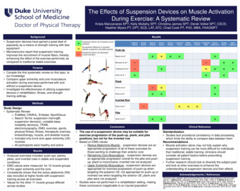 The Effects of Suspension Devices on Muscle Activation During Exercise: A Systematic Review thumbnail