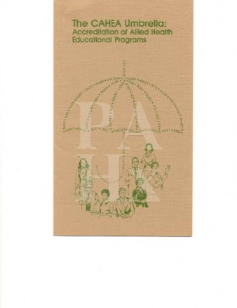 The CAHEA Umbrella: accreditation of allied health programs Miniatura